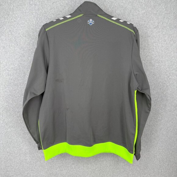 Under Armour Mens NFL Combine Full Zip Jacket Size XL Gray ColdGear Infrared - Picture 3 of 16